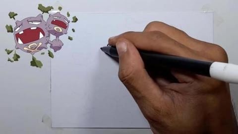 Drawing Pokemon WEEZING shorts