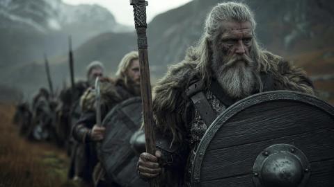 GIANT WARRIORS Viking Ambience for Relaxing  Medieval Mus...