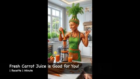 Fresh Carrot Juice is Good for You!