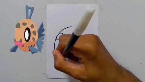 Draw pokemon Feebas shorts