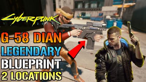 Cyberpunk 2077: How To Get The G-58 Dian Legendary SMG! 2...
