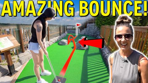 Elisha Has Never Done This! - Crazy Hole in One Bounce! -...