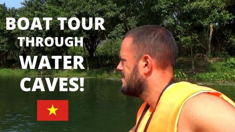 TRANG AN WATER CAVES BOAT TOUR - TAM COC - VIETNAM
