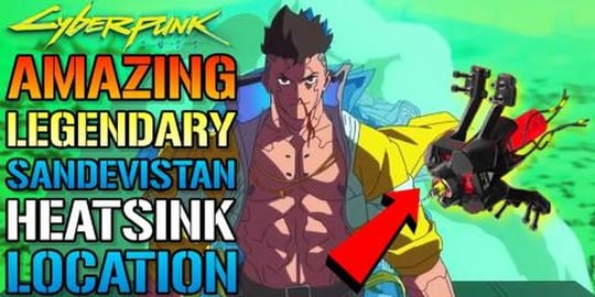 Cyberpunk 2077: Amazing Sandevistan Heatsink! Crafting Sp...