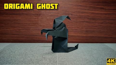 Origami Ghost | Halloween origami | Paper craft | Magic F...