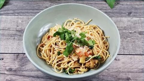 How to Make PASTA BROCCOLI In Tomato Sauce - Nice Tasty F...