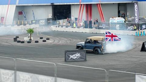 Epic Land Rover Drift & Burnout at Gravity Show UK