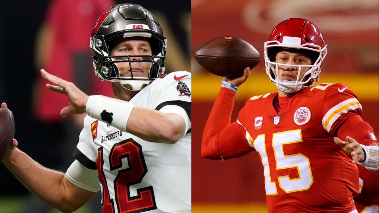 Super Bowl LV 2021: Patrick Mahomes vs Tom Brady, Kansas City Chiefs vs  Tampa Bay Buccaneers, LeBron James vs Michael Jordan