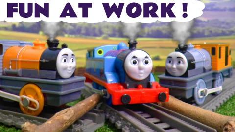 Thomas & Friends Twins Bash and Dash Having Fun At Work w...