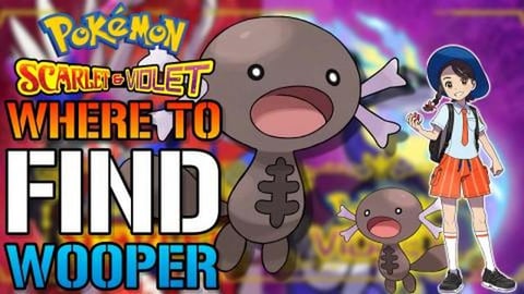 Pokemon Scarlet & Violet: Where To Find & Catch "Wooper" ...