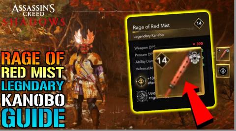 Assassin's Creed Shadows: "Rage Of Red Mist" Legendary Ka...