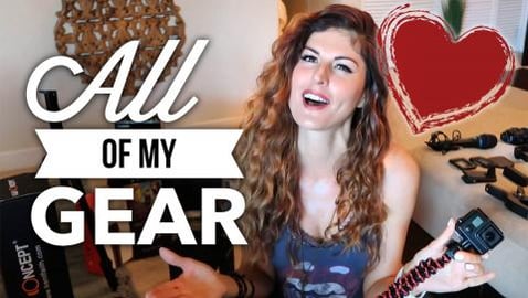 ALL OF MY TRAVEL VLOGGING GEAR