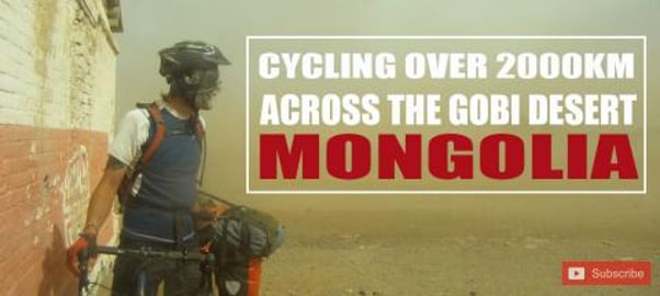 I went Cycling Touring Across the Gobi Desert in Mongolia...