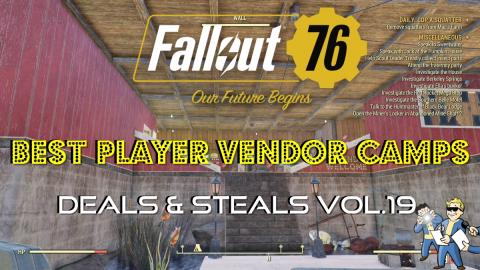 Fallout 76: Best Player Vendor Camps | Deals & Steals Vol...