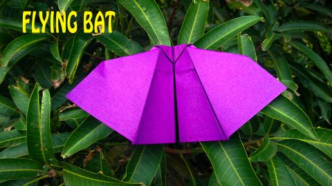 FLYING BAT | FLAPPING BAT | Origami tutorial by Magic Fol...
