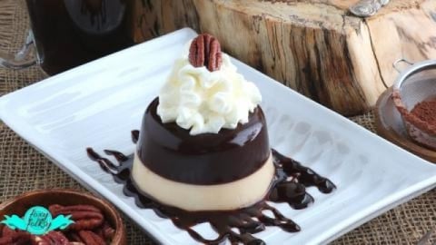 BLACK SAMBO (CHOCOLATE + MILK CREAM JELLY PUDDING)