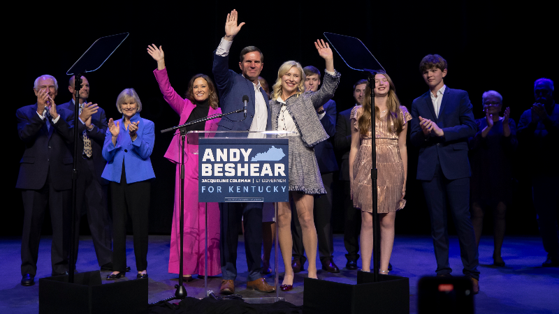 'We Beat Them All.' Gov. Andy Beshear Gives Speech After Win For Second ...