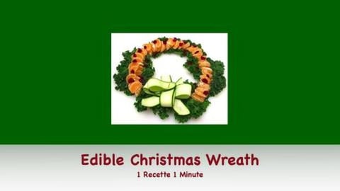Edible Christmas Wreath (shorts)