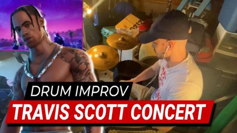 Playing Along To Travis Scott Fortnite Concert After List...