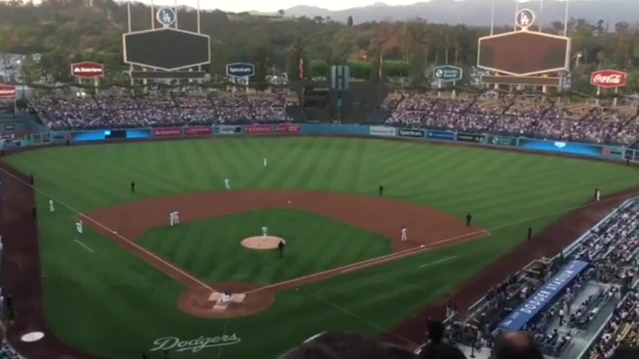 Lights unexpectedly go out in Dodger Stadium Miami Herald