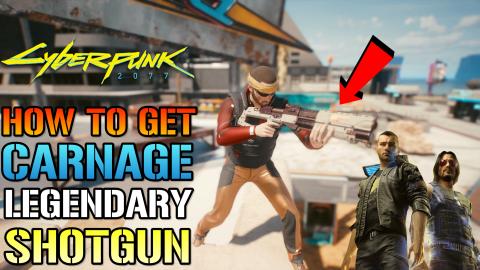 Cyberpunk 2077: Carnage Legendary Shotgun | How To Get It...