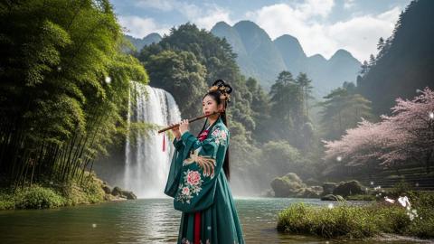 Chinese Zen Bamboo flute, Relaxing Music for Sleep and St...