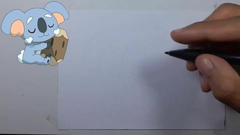 Drawing Pokemon KOMALA