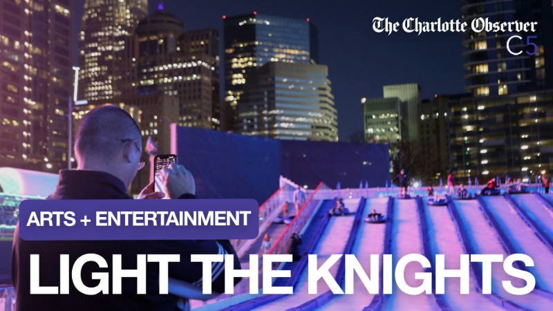 Light the Knights Festival in Uptown Charlotte, NC (Video) | Charlotte ...