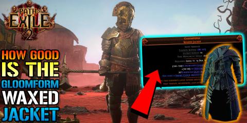 Path Of Exile 2: "Gloomform Waxed Jacket" UNIQUE Armor Gu...