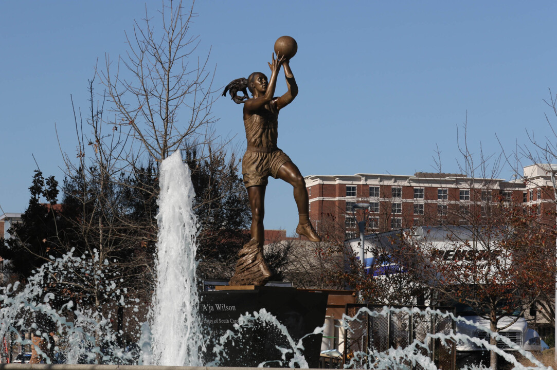 Healthy Campus Initiatives  USC on Instagram: Outside of Colonial Life  Arena, a bronze statue stands to honor A'ja Wilson, a USC Women's  Basketball legend. A'ja has amassed accomplishments both on and