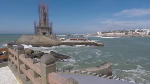 Thiruvalluvar Statue From Vivekananda Rock | Kanyakumari