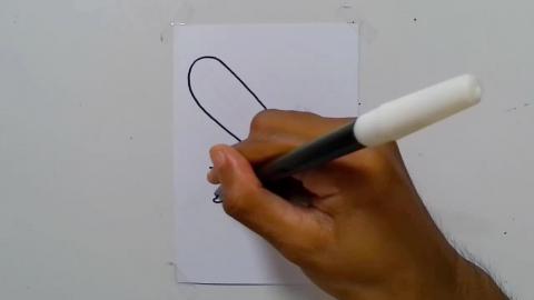 Draw Graffiti cross cudgel cartoon shorts
