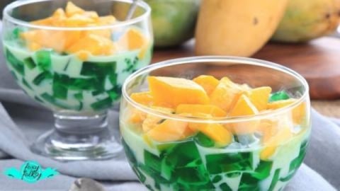 MANGO-PANDAN DESSERT
