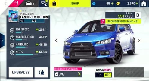 Asphalt 9 Legends 9/8 gameplay level 2