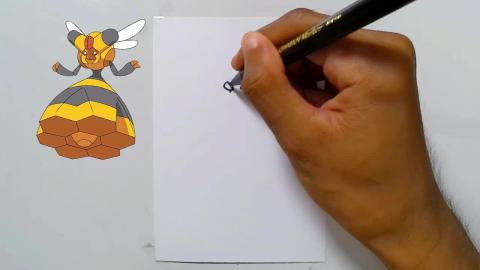 Drawing pokemon vespiquen shorts