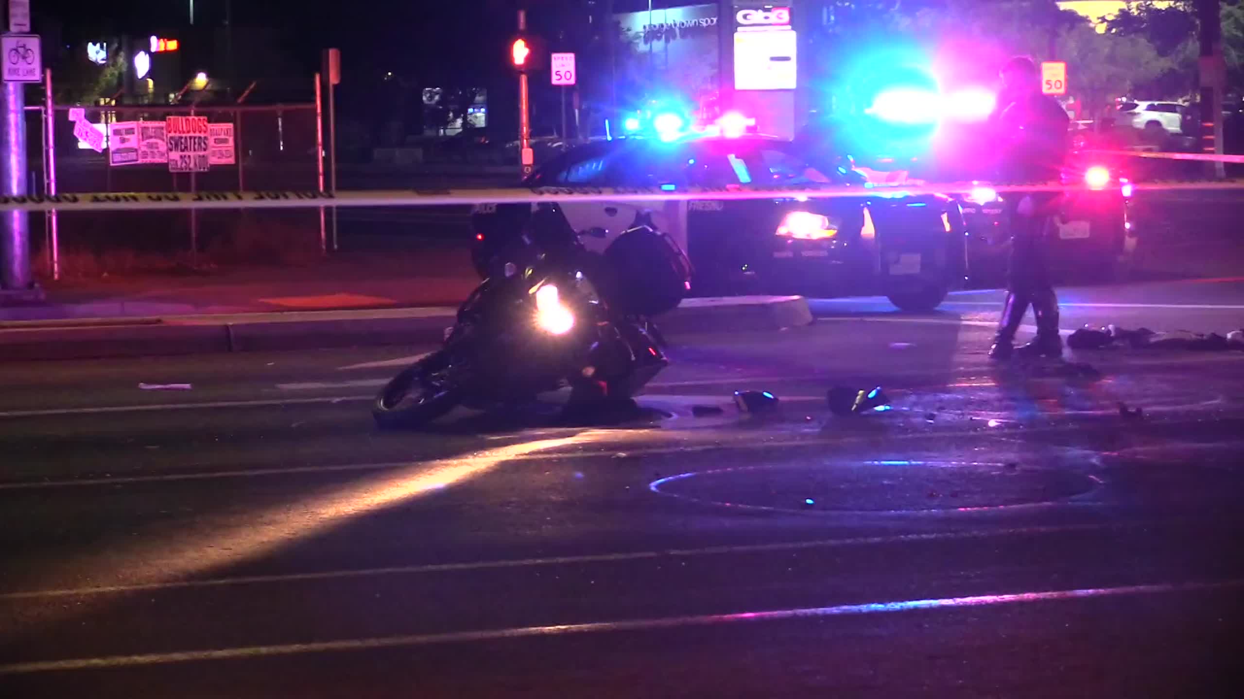 Motorcyclist injured in a collision in Fresno | Fresno Bee