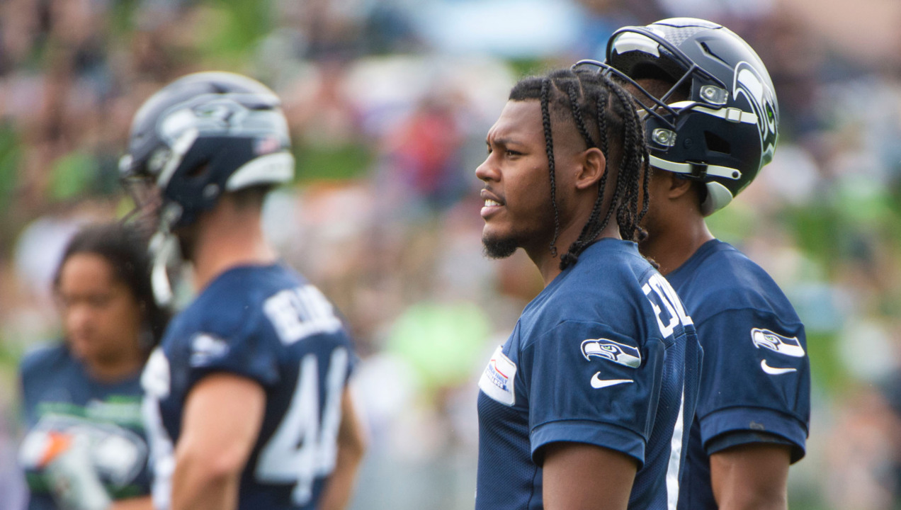 First Look: D'Wayne Eskridge  Seattle Seahawks Rookie Minicamp