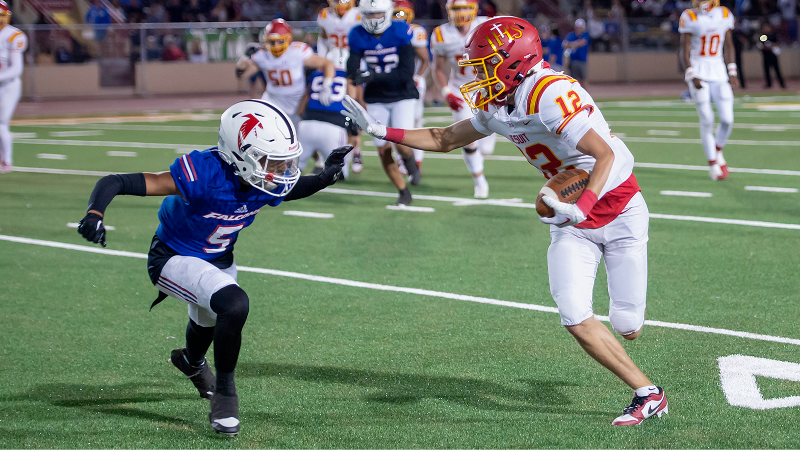 The Jesuit Marauders throttle the Christian Brothers Falcons 41-8