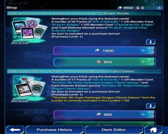 YuGiOh Duel Links Opening Special set Bundle!