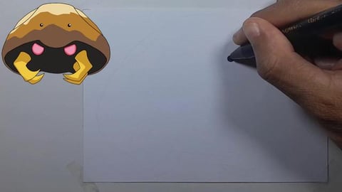 Drawing Pokemon KABUTO