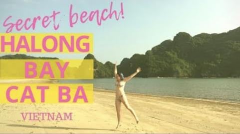 SECRET! HALONG BAY BEACH _ Cat Ba Island _ Vietnam