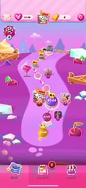 Candy crush: 20/3 gameplay (level 6188)