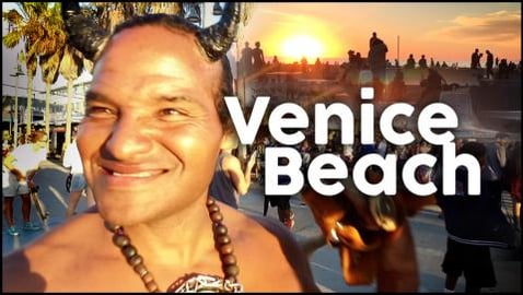 Venice Beach Drum Circle Craziness