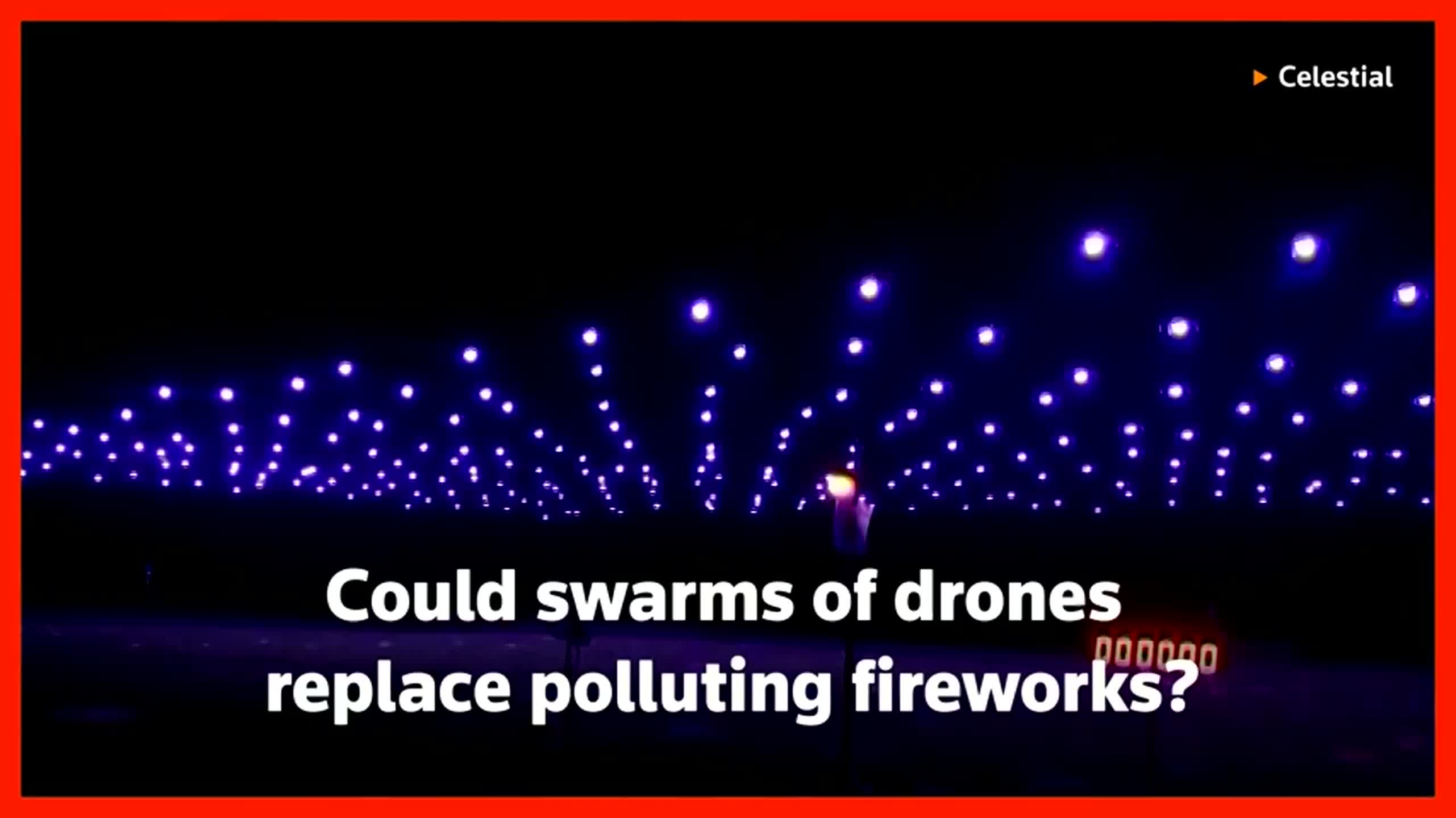 Could display drones snuff out fireworks?