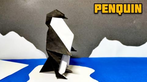 Penguin | Origami Penguin | Origami tutorial | Paper craf...