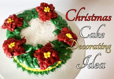 Christmas Cake Decorating Idea # 001