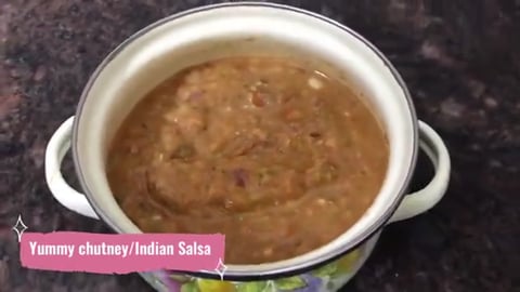 INDIAN SALSA FOR PANCAKES / BURRITOS & ROTI