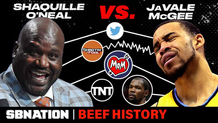 The Shaq-JaVale McGee beef became so nasty their moms got involved