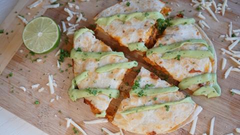 Cheesy Chicken Quesadilla Recipe