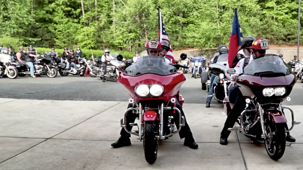 North Carolina Red Helmet Ride honors fallen firefighters Raleigh